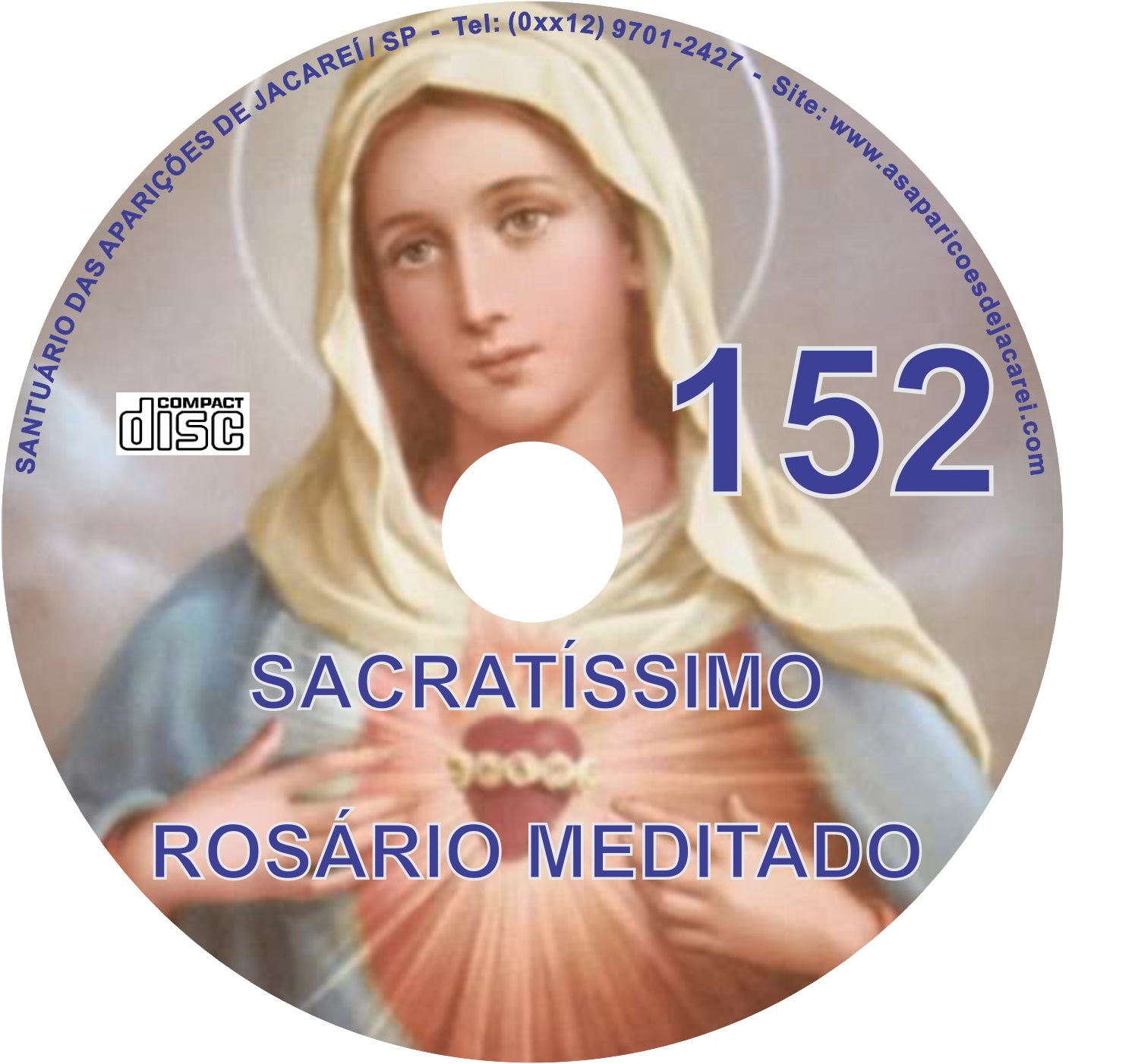 CD Rosário Meditado 152 CD Rosário Meditado 152